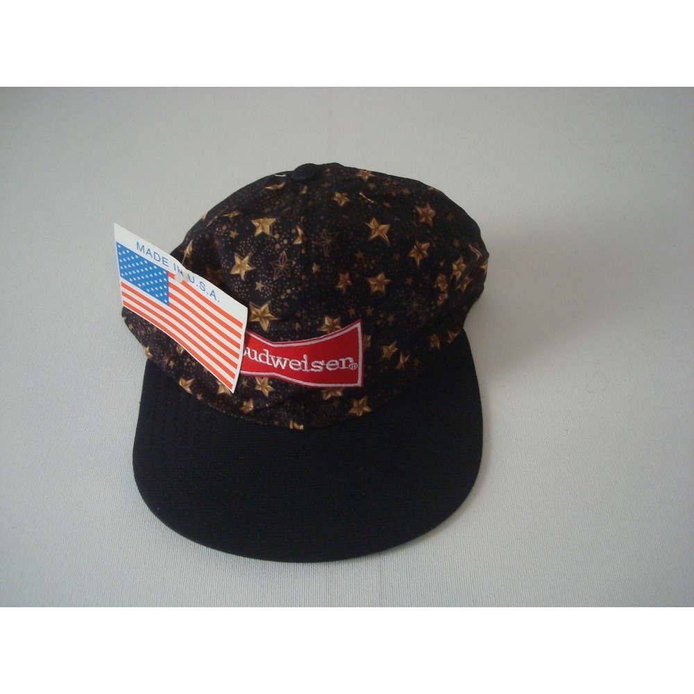BUDWEISER BEER STARS‎ BEACH SKATE   ADJUSTABLE HAT CAP DEADSTOCK  VINTAGE U3